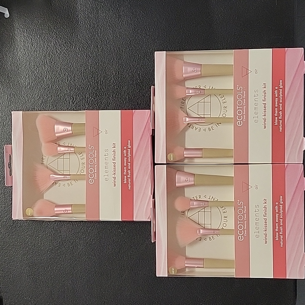 Bundle of 3 - EcoTools Elements Wind-kissed Professional Makeup Set
